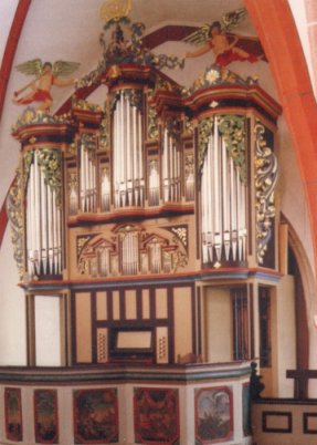 Orgel in der evangelischen Stadtkirche Grebenstein